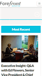 Mobile Screenshot of forefrontmag.com